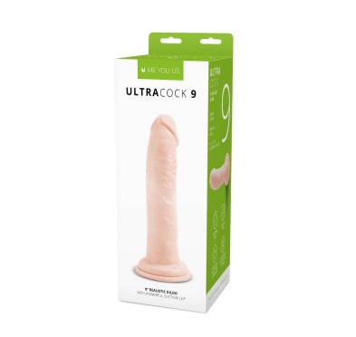 Realistyczne żylaste dildo z przyssawką 23 cm